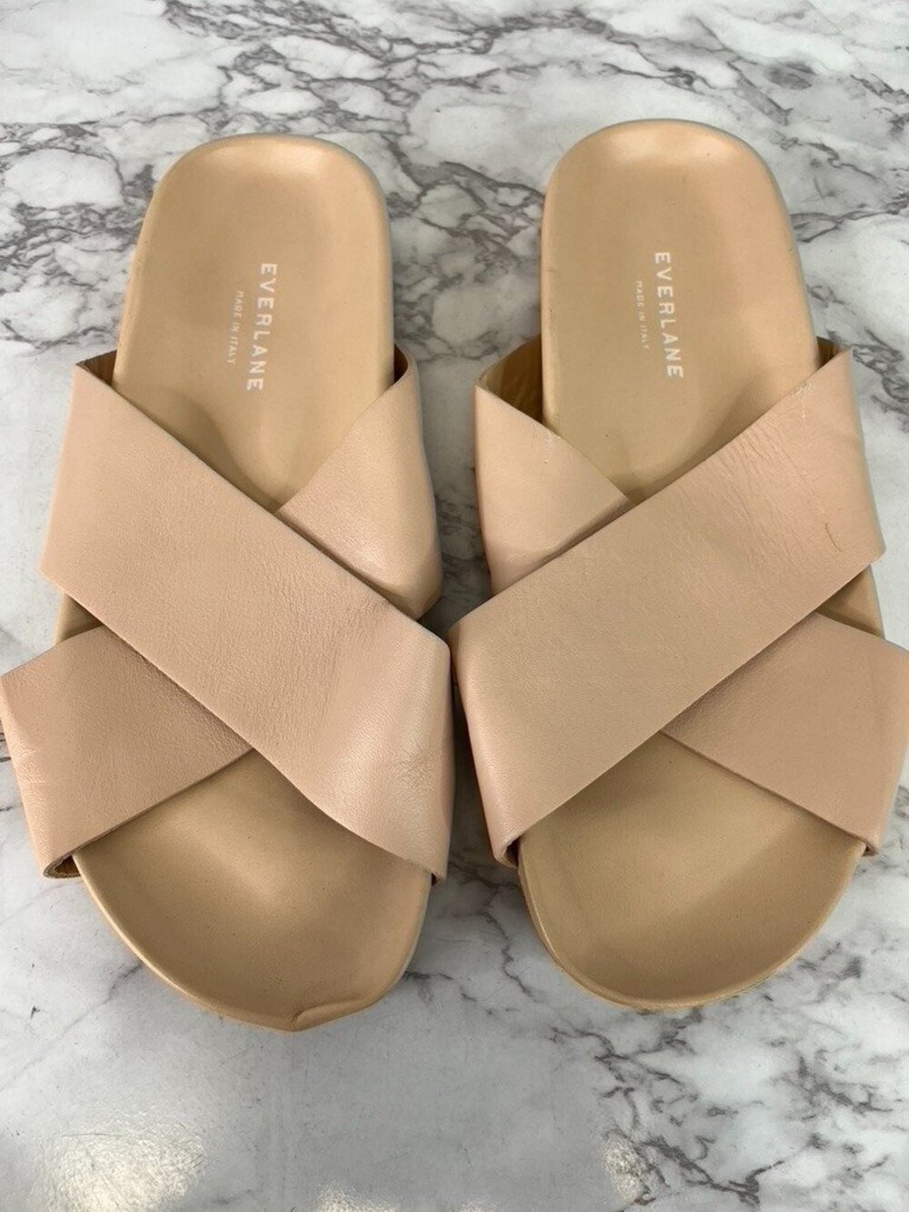 Everlane Women's Double Strap Pink Sandal Sz 8
